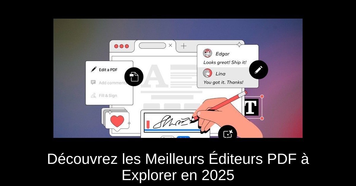 Découvrez les Meilleurs Éditeurs PDF à Explorer en 2025