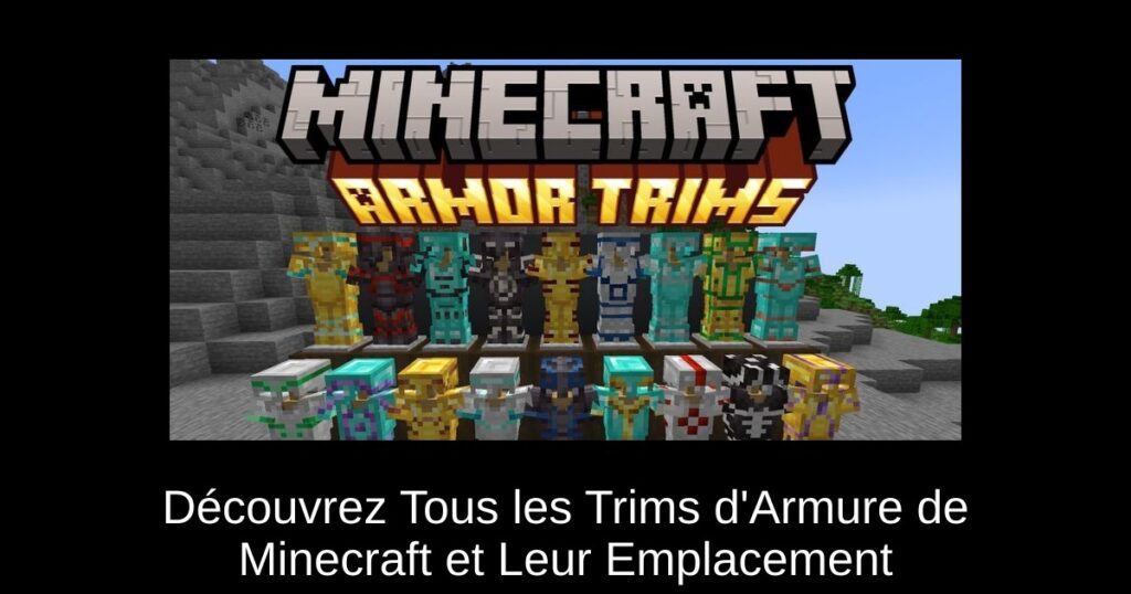 Découvrez Tous les Trims d’Armure de Minecraft et Leur Emplacement