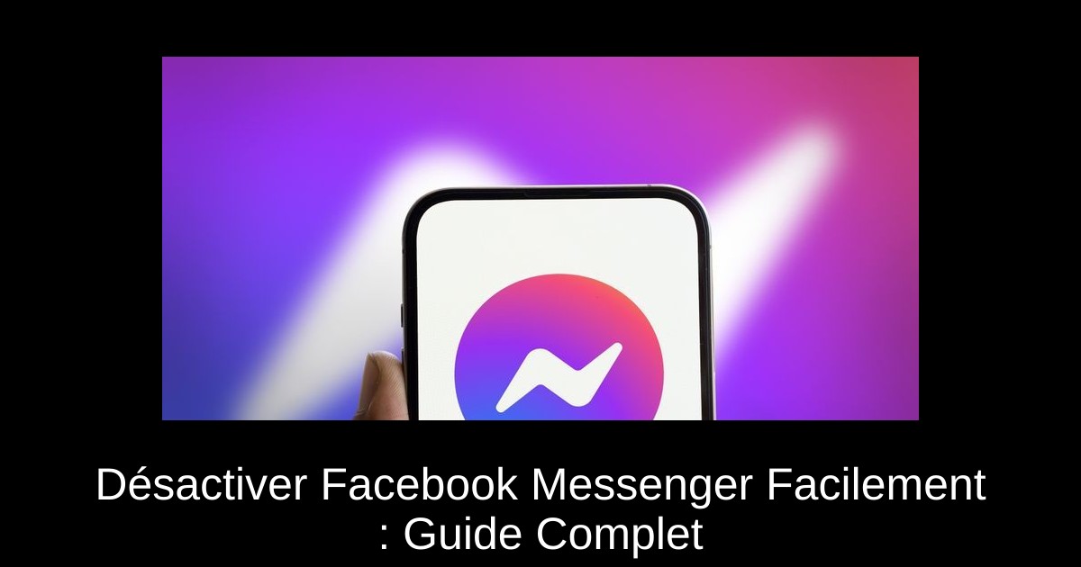 Désactiver Facebook Messenger Facilement : Guide Complet