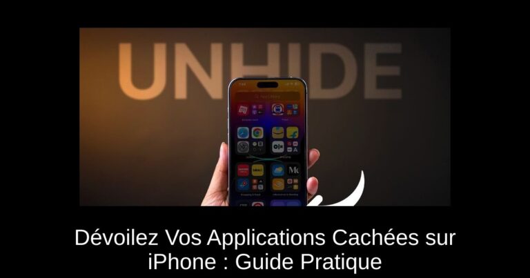 Dévoilez Vos Applications Cachées sur iPhone : Guide Pratique