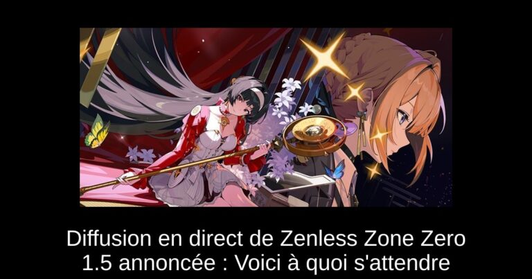 Diffusion en direct de Zenless Zone Zero 1.5 annoncée : Voici à quoi s'attendre