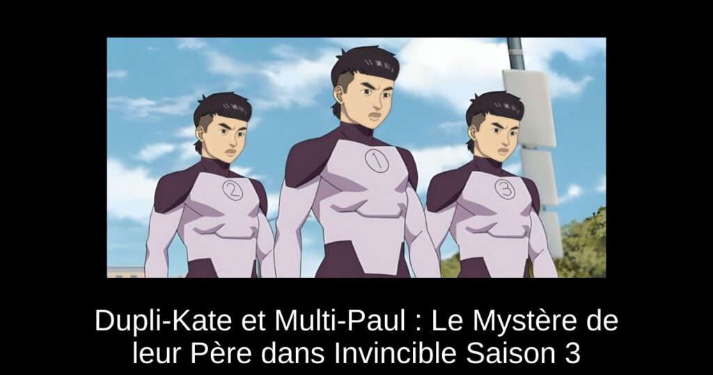 Dupli-Kate et Multi-Paul : Le Mystère de leur Père dans Invincible Saison 3