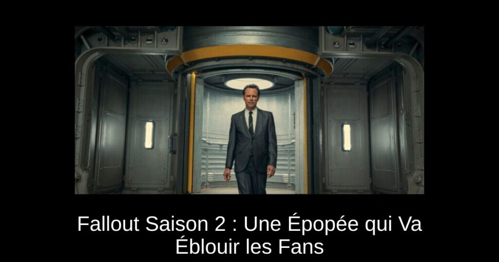 Fallout Saison 2 : Une Épopée qui Va Éblouir les Fans