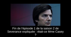 Fin de l’épisode 1 de la saison 2 de Severance expliquée : était-ce Mme Casey ?