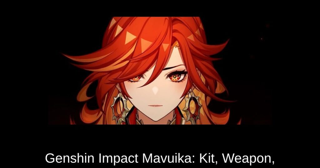 Genshin Impact Mavuika: Kit, Weapon, & Drip Marketing
