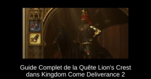 Guide Complet de la Quête Lion's Crest dans Kingdom Come Deliverance 2