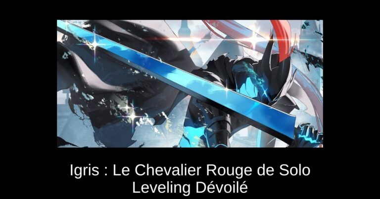 Igris : Le Chevalier Rouge de Solo Leveling Dévoilé