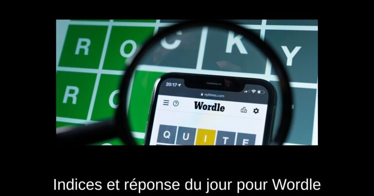 Indices et réponse du jour pour Wordle #1272 le 12 décembre 2024