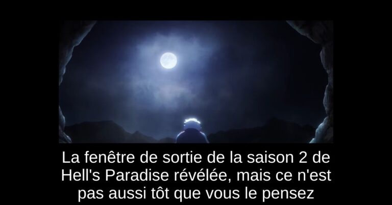 La fenêtre de sortie de la saison 2 de Hell's Paradise révélée, mais ce n'est pas aussi tôt que vous le pensez