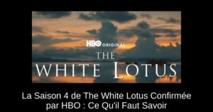 La Saison 4 de The White Lotus Confirmée par HBO : Ce Qu’il Faut Savoir