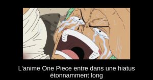 L&rsquo;anime One Piece entre dans une hiatus étonnamment long