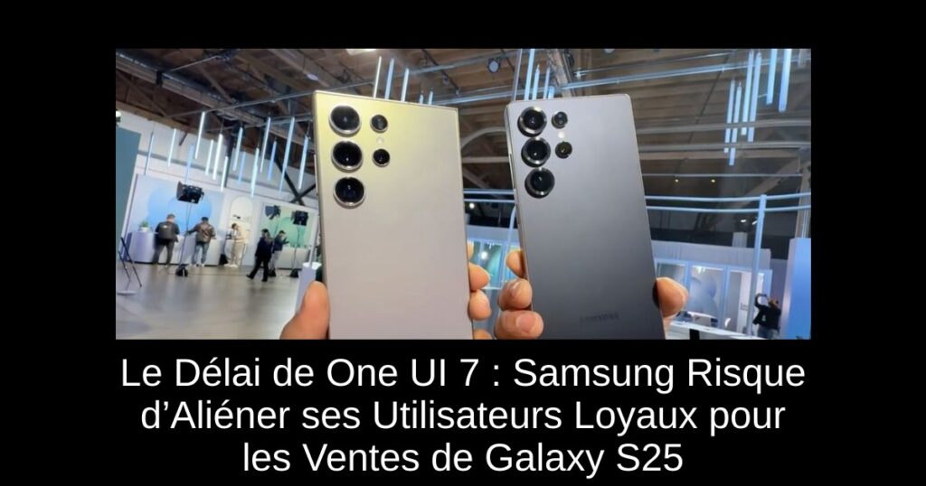 Le Délai de One UI 7 : Samsung Risque d’Aliéner ses Utilisateurs Loyaux pour les Ventes de Galaxy S25
