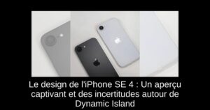 Le design de l’iPhone SE 4 : Un aperçu captivant et des incertitudes autour de Dynamic Island