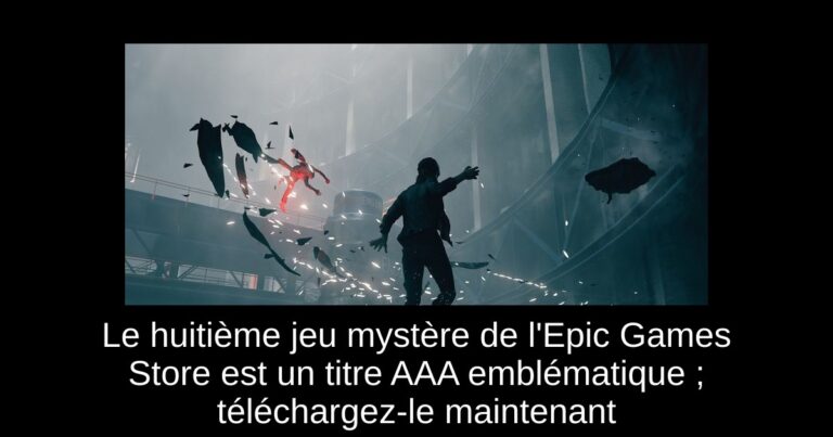 Le huitième jeu mystère de l'Epic Games Store est un titre AAA emblématique ; téléchargez-le maintenant