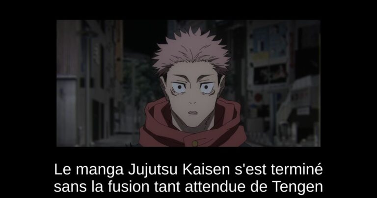Le manga Jujutsu Kaisen s'est terminé sans la fusion tant attendue de Tengen