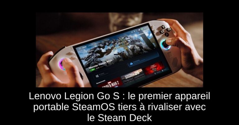 Lenovo Legion Go S : le premier appareil portable SteamOS tiers à rivaliser avec le Steam Deck