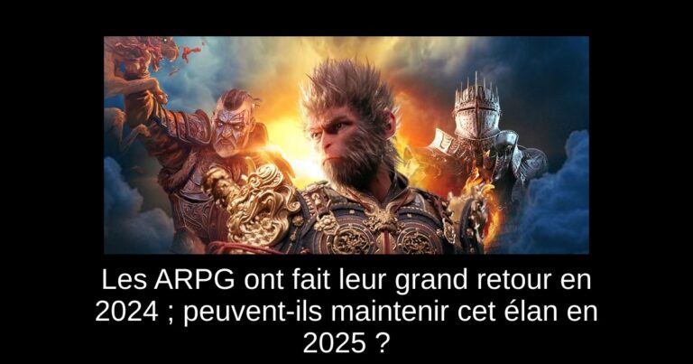 Les ARPG ont fait leur grand retour en 2024 ; peuvent-ils maintenir cet élan en 2025 ?