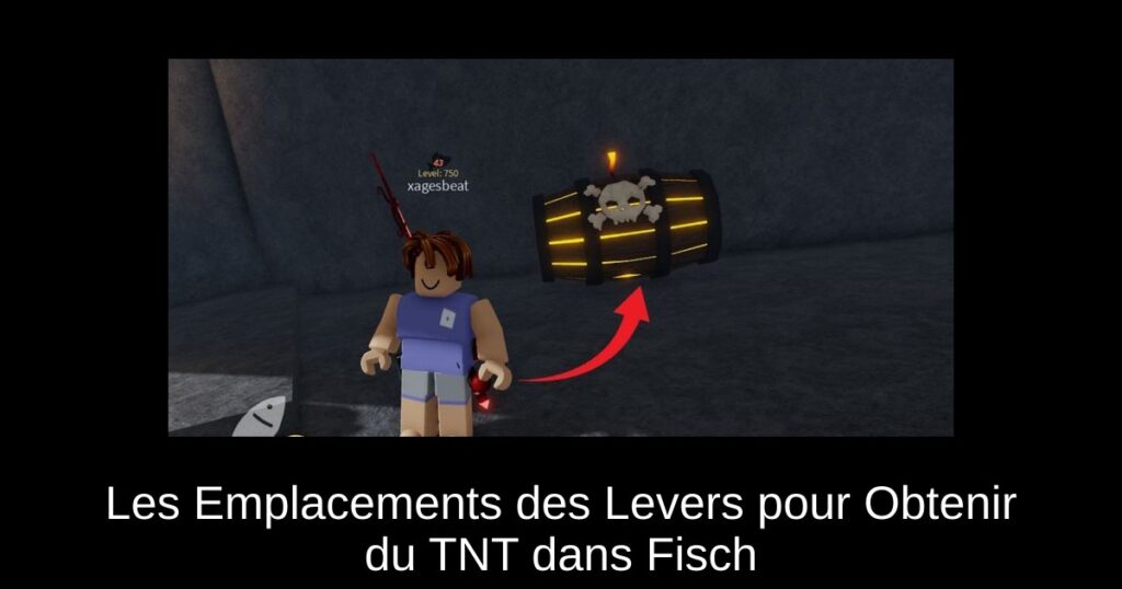 Les Emplacements des Levers pour Obtenir du TNT dans Fisch