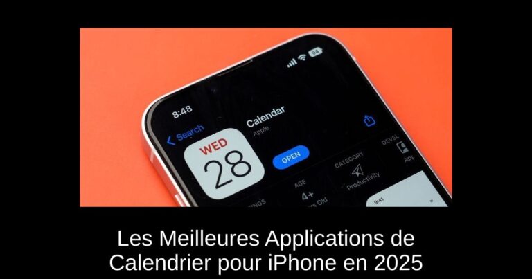 Les Meilleures Applications de Calendrier pour iPhone en 2025