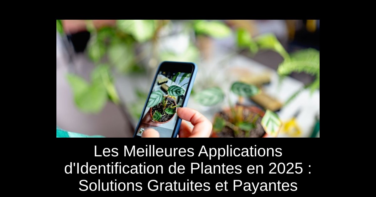 Les Meilleures Applications d&rsquo;Identification de Plantes en 2025 : Solutions Gratuites et Payantes