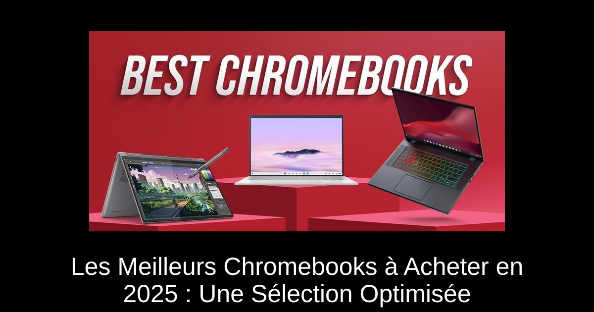 Les Meilleurs Chromebooks à Acheter en 2025 : Une Sélection Optimisée