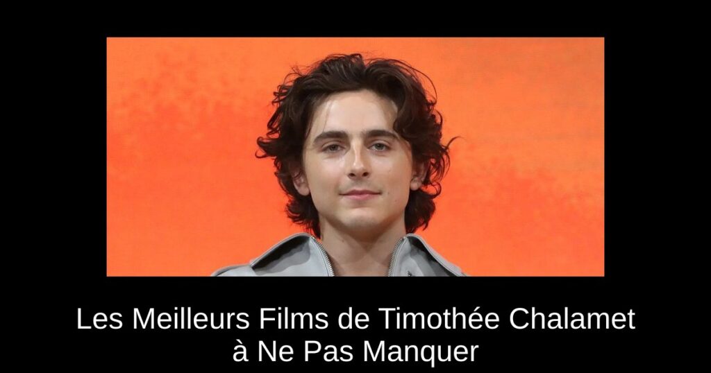 Les Meilleurs Films de Timothée Chalamet à Ne Pas Manquer
