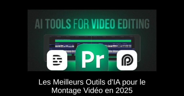 Les Meilleurs Outils d'IA pour le Montage Vidéo en 2025