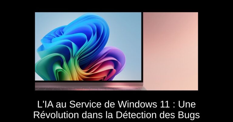 L'IA au Service de Windows 11 : Une Révolution dans la Détection des Bugs