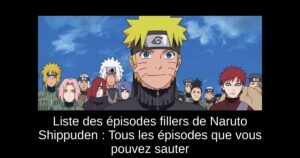 Liste des épisodes fillers de Naruto Shippuden : Tous les épisodes que vous pouvez sauter