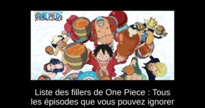 Liste des fillers de One Piece : Tous les épisodes que vous pouvez ignorer
