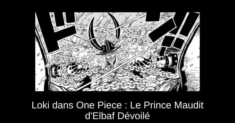 Loki dans One Piece : Le Prince Maudit d'Elbaf Dévoilé
