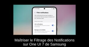 Maîtriser le Filtrage des Notifications sur One UI 7 de Samsung