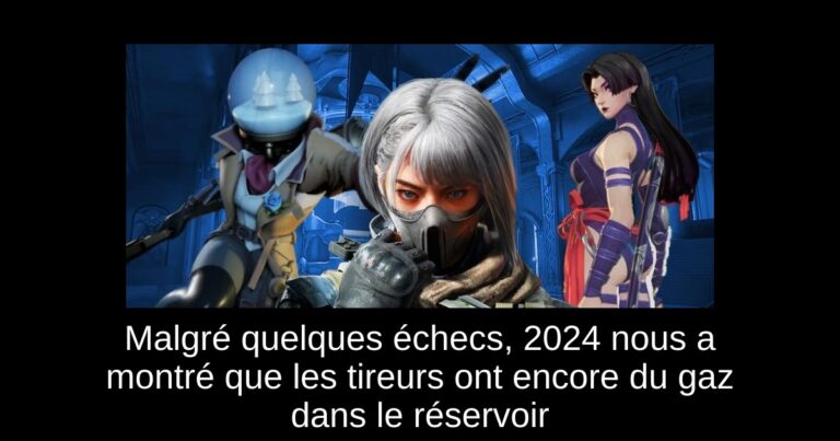 Malgré quelques échecs, 2024 nous a montré que les tireurs ont encore du gaz dans le réservoir