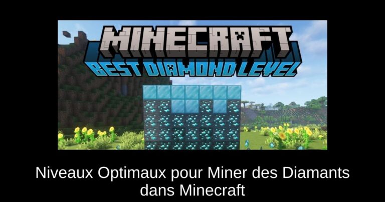 Niveaux Optimaux pour Miner des Diamants dans Minecraft