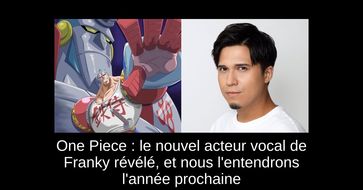 One Piece : le nouvel acteur vocal de Franky révélé, et nous l&rsquo;entendrons l&rsquo;année prochaine