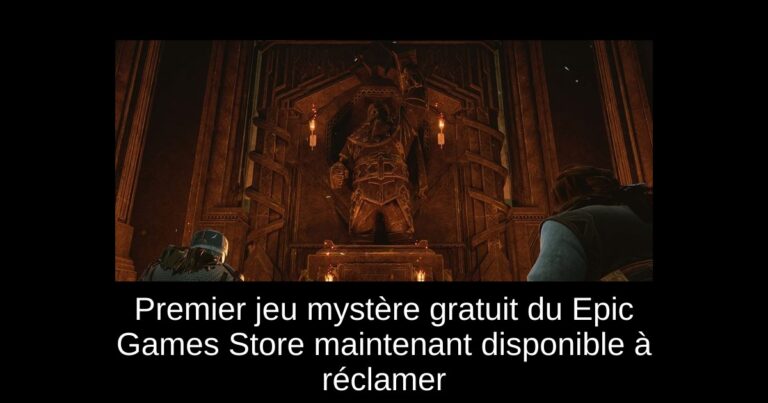 Premier jeu mystère gratuit du Epic Games Store maintenant disponible à réclamer