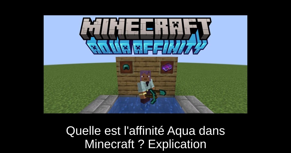 Quelle est l&rsquo;affinité Aqua dans Minecraft ? Explication