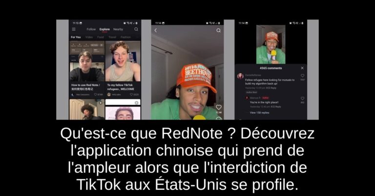 Qu'est-ce que RedNote ? Découvrez l'application chinoise qui prend de l'ampleur alors que l'interdiction de TikTok aux États-Unis se profile.