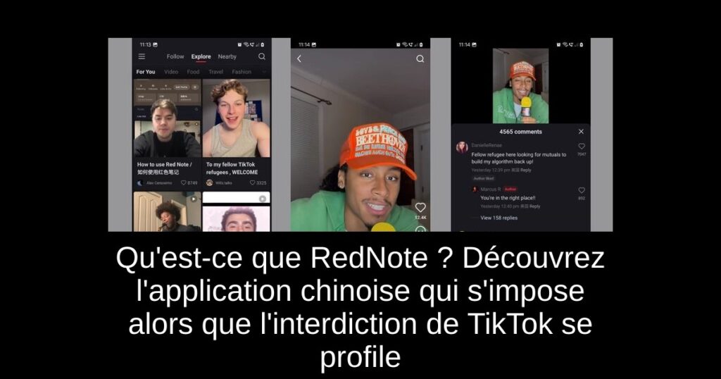 Qu’est-ce que RedNote ? Découvrez l’application chinoise qui s’impose alors que l’interdiction de TikTok se profile