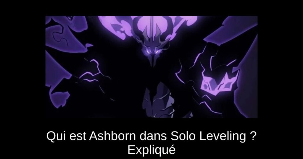 Qui est Ashborn dans Solo Leveling ? Expliqué