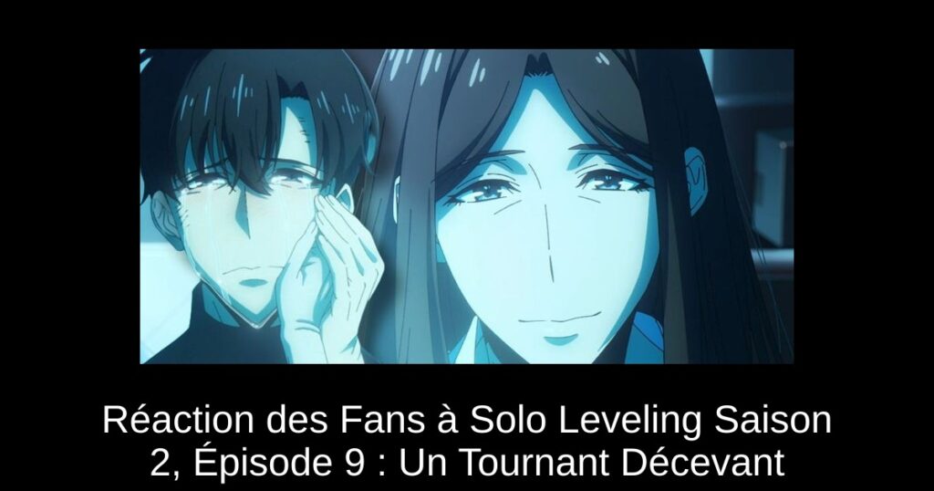 Réaction des Fans à Solo Leveling Saison 2, Épisode 9 : Un Tournant Décevant