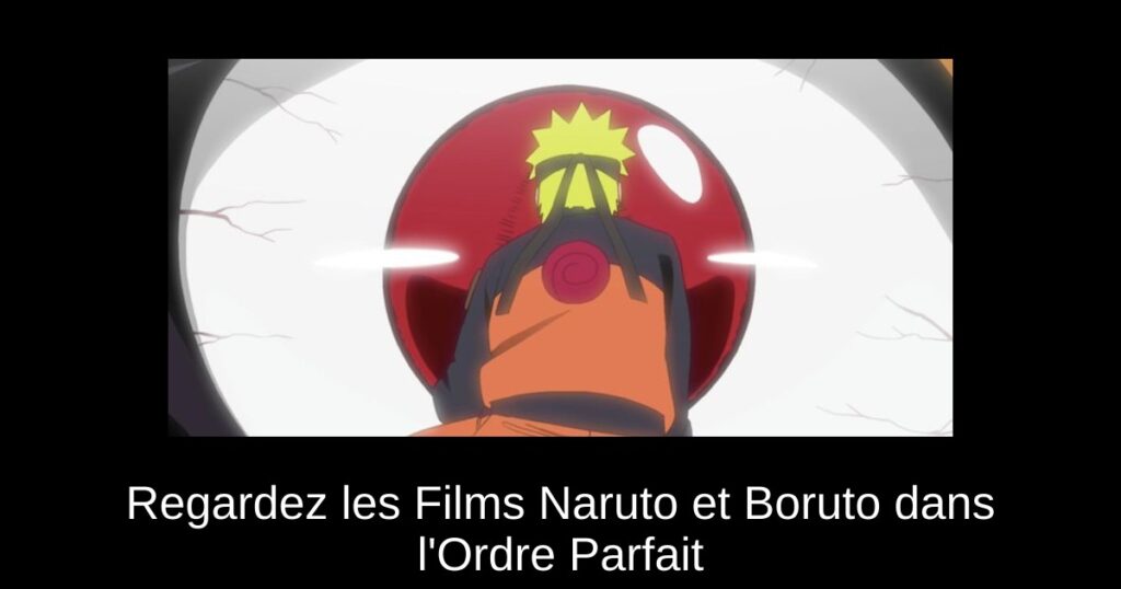 Regardez les Films Naruto et Boruto dans l&rsquo;Ordre Parfait