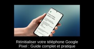Réinitialiser votre téléphone Google Pixel : Guide complet et pratique