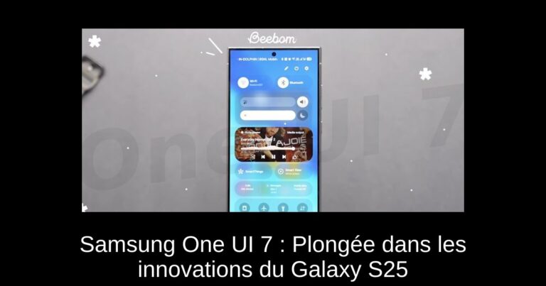 Samsung One UI 7 : Plongée dans les innovations du Galaxy S25