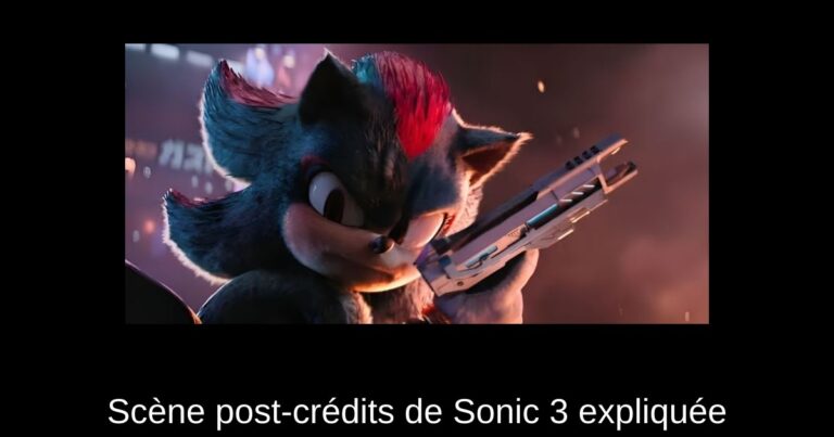 Scène post-crédits de Sonic 3 expliquée