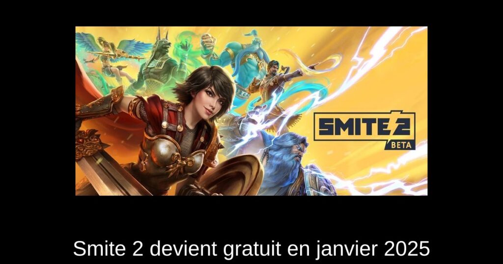 Smite 2 devient gratuit en janvier 2025