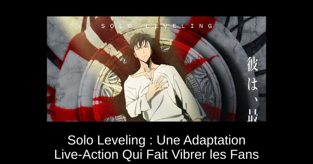 Solo Leveling : Une Adaptation Live-Action Qui Fait Vibrer les Fans