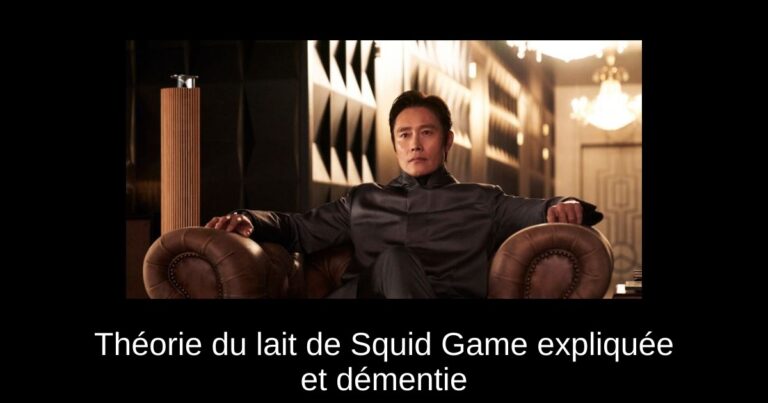 Théorie du lait de Squid Game expliquée et démentie