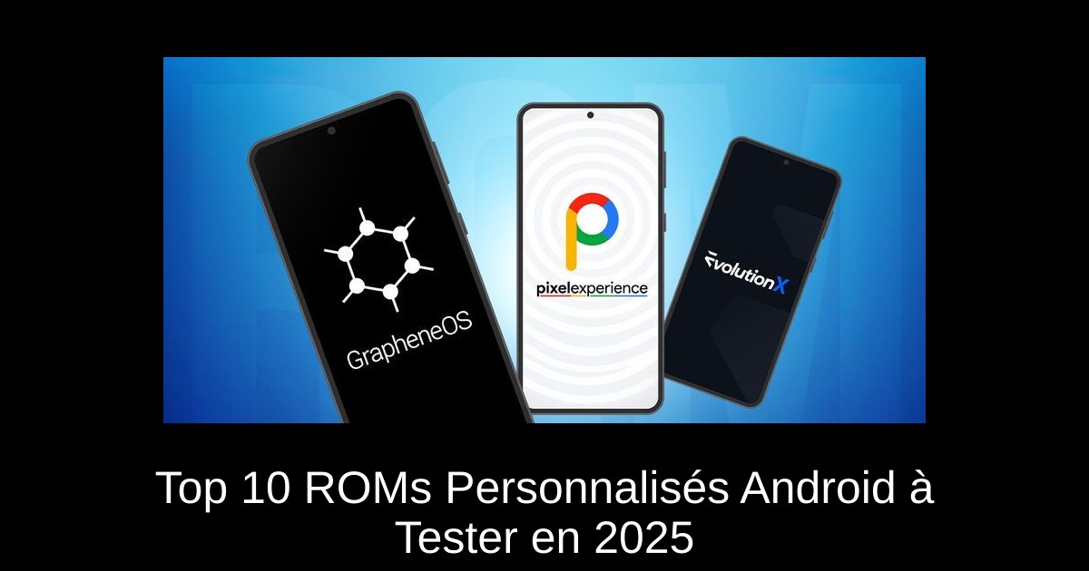 Top 10 ROMs Personnalisés Android à Tester en 2025
