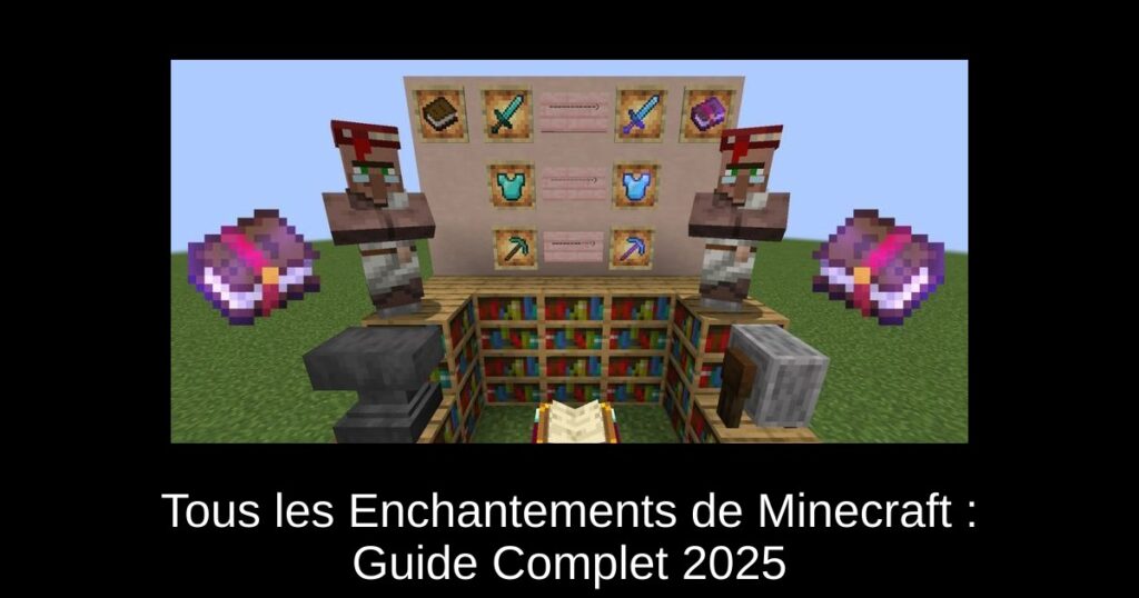 Tous les Enchantements de Minecraft : Guide Complet 2025